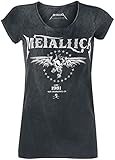 Metallica Biker Frauen T-Shirt schwarz/grau L 100% Baumwolle...