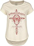 Red Hot Chili Peppers LA Skull Frauen T-Shirt beige S 100% Baumwolle...