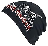 Iron Maiden Trooper - Light Beanie Unisex Mütze schwarz 100%...
