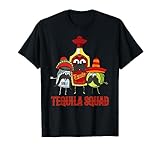 Tequila Salz Limette Squad Mariachi Freunde Fiesta Kostüm T-Shirt