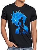 style3 Soldier VII Herren T-Shirt reitvogel Sephiroth, Größe:XXL