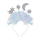 WLLHYF Pailletten Herz Stirnband Glitter Herz Haarband Weihnachten...