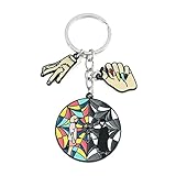 simyron Wednesday Adams Schlüsselanhänger,Keychain Freundschaft und...