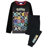 Pokemon Schlafanzug Einstellen, Premium-Baumwolle Pyjama, Pikachu,...
