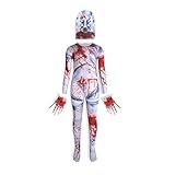 huayuwy Kinder SCP 096 Kostüm Mädchen Jungen Scary Shy Guy Overall...