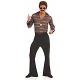 Fun Shack 70er Disko Kostüm Herren, Retro Hemden 70er, 70er Jahre...