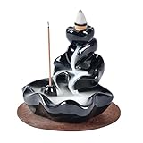 YYW Backflow Incense Burner, Handmade Waterfall Backflow Incense...