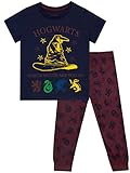 Harry Potter Mädchen Hogwarts Schlafanzug Blau 140