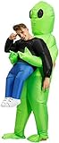 Aufblasbares Kostüm Alien Aufblasbares Kostüm Halloween Grün Carry...