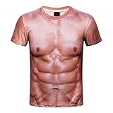 2023 Neujahr - Slugger Muskelanzug Muskel Mann Kurzarm T-Shirt 3D...