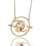Hermine Harry Potter Zeitumkehrer,Sanduhr Halskette Harry Potter, 360...