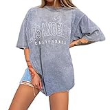 Onsoyours Vintage Oberteile Damen Oversized Tshirt Lustig Streetwear...