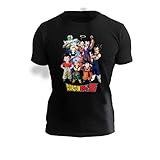 ABYstyle - Dragon Ball Z T-Shirt Groupe Goku, Schwarz , XL