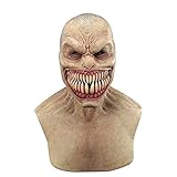 Tianbi Gruselige Vollkopfmaske Gruselige Kopfmaske Gesicht für...