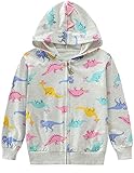 EULLA Kinder Mädchen Zip Up Hoodie Sweatjacke Kapuzenjacke...