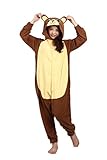 wotogold Tier Bär Pyjama Unisex Erwachsene Cosplay Kostüme Brown