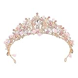 Damen Krone Diadem Prinzessin Krone Mädchen Tiara Kristallkrone...