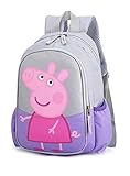 Peppa Wutz Rucksack Kindergarten Kinderrucksack George Marine Rosa...