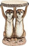 Kare Design Beistelltisch Animal Erdmännchen, Ø33cm, kleiner, runder...