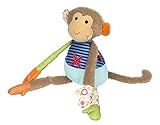 sigikid 42836, Patchwork Sweety Kuscheltier, Mehrfarbig/Affe