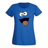 T-Shirt Krümelmonster Kekse Karneval Fasching Kostüm Sesamstraße...