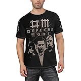 Herren Depeche T-Shirt Mode Tee Shirts Kurzarm Rundhals Fans...
