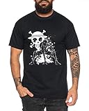 Tee Kiki Ruffy Angry Zorro Gear One Manga Herren 2 Ruffy T-Shirt Anime...