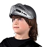 Boland 44033 - Kinderhelm Ritter, Grau, mit Klappvisir, Kunststoff,...