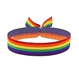 3x Regenbogen Armband Festival Bändchen CSD Pride Lgbt
