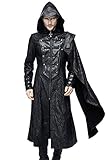 Herren Vintage Retro abnehmbar Cloak Mittelalter Gothic Krieger Outfit...