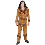 dressforfun Herrenkostüm Indianer Häuptling | Kostüm + Gürtel in...