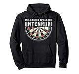 Untenrum Dart Scheibe Darts Dartspieler Kostüm Hemd Outfit Pullover...