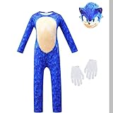 Jungen Sonic The Hedgehog Klassisches Kinder-Cosplay-Kostüm für...