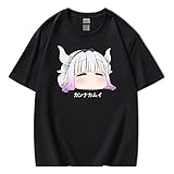 XSLGOGO Anime Miss Kobayashi's Dragon Maid T-Shirts Kanna Kamui...