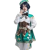 Fiamll Venti Cosplay Outfit Venti Cosplay Kostüm Spiel Halloween...