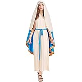 Crystally Die Jungfrau Maria Cosplay Kostüm Kleid Outfits für...