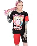 DC Comics Harley Quinn Pyjamas Womens Mad Love T-Shirt & Radfahren...