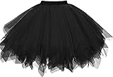 Dressever Damen Tüllrock 50er Rockabilly Petticoat Retro Tutu Ballet...