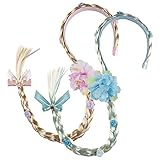Comius Sharp Mädchen Perücken Haarstrang 2 Pcs Rapunzel Prinzessin...
