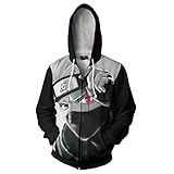 CHENMA Jungen Anime Kakashi Itachi Akatsuki Langarm Kapuzenjacke mit...