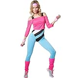 dressforfun 900572 Damenkostüm Aerobic-Star, Aerobic-Outfit im Stil...