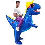 LUVSHINE Dino Kostüm Erwachsene, Cooles Dinosaurier Kostüm mit...