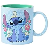 Silver Buffalo Disney Lilo and Stitch Blumenenten, Keramik, 570 ml