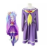 CGBF - No Game No Life Anime Shiro Cosplay Kostüm Halloween Spiel...