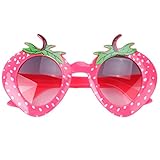 Amosfun Strawberry Sunglasses Fancy Party Brille Tropical Party...