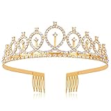 Sibba Diademe Kronprinzessin Kristall Strass Krone Braut Hochzeit...
