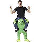 Morph Costumes Alien Huckepack Kostüm Herren Damen Faschingskostüm...