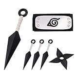 Naruto Zubehör Set,Naruto Cosplay Kunai,Konoha Headband,Naruto...
