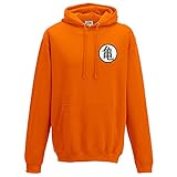 Goku Training Symbol Orange Hoodie Gr. XL, Orange