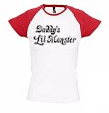 Daddy's Lil Monster Girlie Shirt | Suicide Squad | Harley Quinn |...